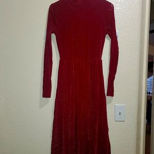 Sparkly red dress